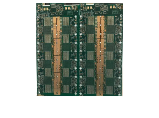 Hard drive impedance resin plug hole PCB